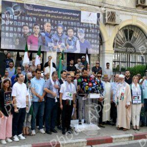 Sit-in de solidarité à Alger pour dénoncer l'assassinat de journalistes palestiniens par l'occupant sioniste