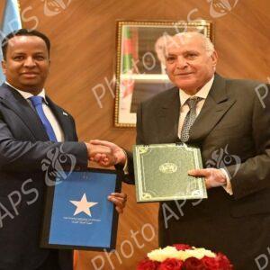 Algérie/Somalie : signature de 03 mémorandums d'entente