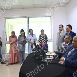 Déclaratrion à la presse de l'ambassadeur de la RASD et de l'ambassadeur d'Afrique du Sud .