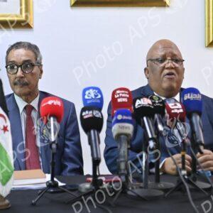 Déclaratrion à la presse de l'ambassadeur de la RASD et de l'ambassadeur d'Afrique du Sud .