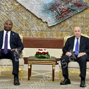 Le président de la République s'entretient en tête-à-tête avec son homologue du Mozambique
