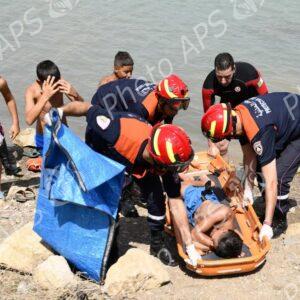 Constantine : simulation d'une opération de sauvetage d’un noyé dans un bassin d’eau à Aïn Smara