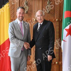 Le ministre des Affaires étrangères reçoit son homologue belge