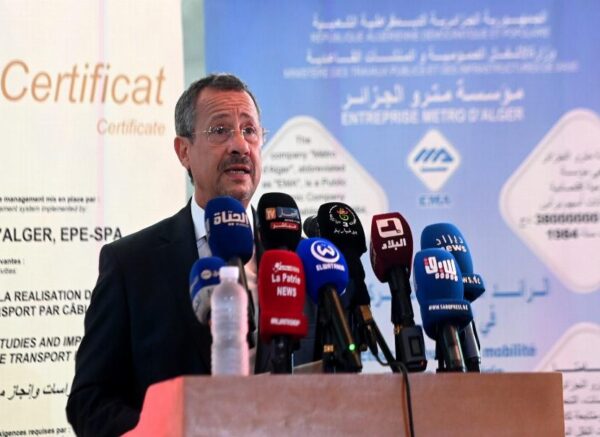 Métro d'Alger: lancement des travaux d'aménagement et de mise en système global des lignes El Harrach-aéroport international Houari Boumediene et Ain Naadja-Baraki