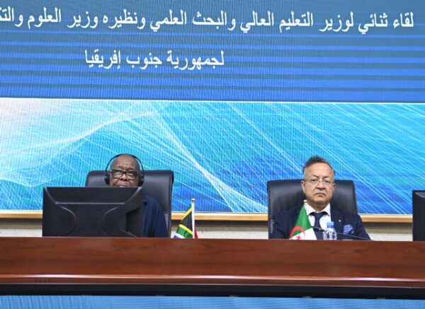 Algérie/Afrique du Sud: signature d'un procès-verbal d'entente pour renforcer le partenariat dans dans le domaine de l'enseignement supérieur