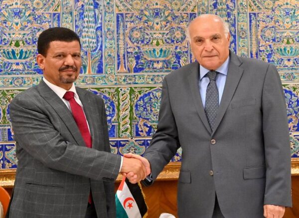 Le ministre des Affaires étrangères reçoit son homologue Sahraoui