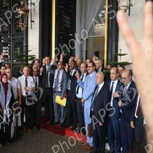 APN : les groupes parlementaires organisent un sit-in de solidarité avec le peuple palestinien