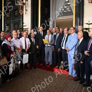 APN : les groupes parlementaires organisent un sit-in de solidarité avec le peuple palestinien