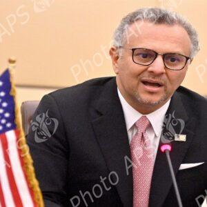 Le ministre des Affaires étrangères s'entretient avec le conseiller principal du président des Etats-Unis pour l'Afrique