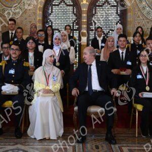 Le président de la République préside la cérémonie de distinction des lauréats du BAC et du BEM