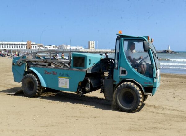 Alger : campagne de nettoiement des plages des algues marines