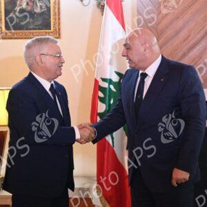 Le Président libanais reçoit le président du Conseil de la nation