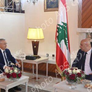 Le Président libanais reçoit le président du Conseil de la nation