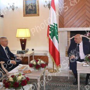 Le Président libanais reçoit le président du Conseil de la nation