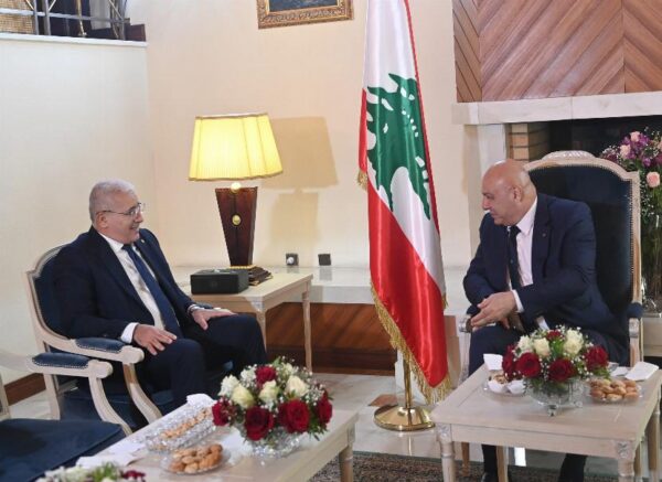 Le Président libanais reçoit le président de l'APN