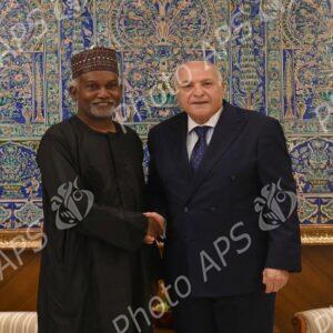 Le ministre des Affaires étrangères reçoit son homologue de la République fédérale du Nigeria