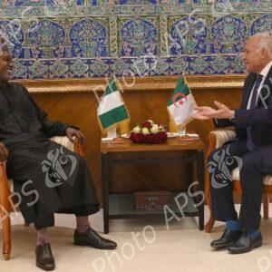 Le ministre des Affaires étrangères reçoit son homologue de la République fédérale du Nigeria