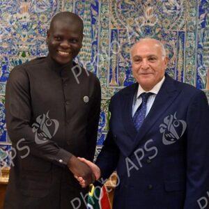 Le ministre des Affaire étrangères reçoit son homologue sud-africain