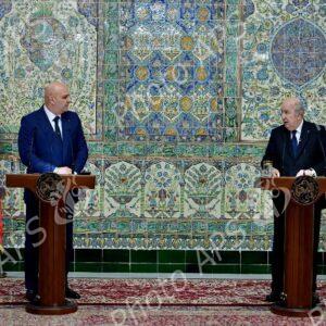 Le président Tebboune anime conjointement une conférence de presse avec son homologue libanais