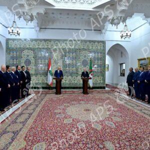 Le président Tebboune anime conjointement une conférence de presse avec son homologue libanais