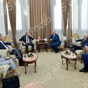 Algérie-Liban : le ministre des Affaires étrangères s'entretient avec son homologue libanais