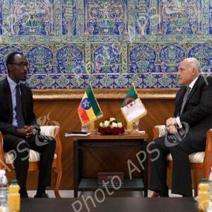 Le ministre des Affaires étrangères reçoit son homologue éthiopien