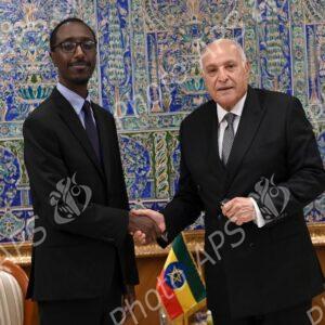 Le ministre des Affaires étrangères reçoit son homologue éthiopien