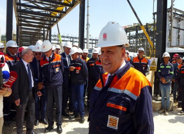 Oran : le PDG de Sonatrach inspecte le projet de réalisation d’une nouvelle unité de production de Méthyl Tert-Butyl Ether (MTBE)