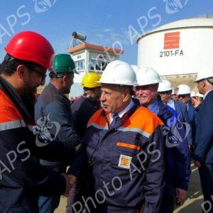 Oran : le PDG de Sonatrach inspecte le projet de réalisation d’une nouvelle unité de production de Méthyl Tert-Butyl Ether (MTBE)