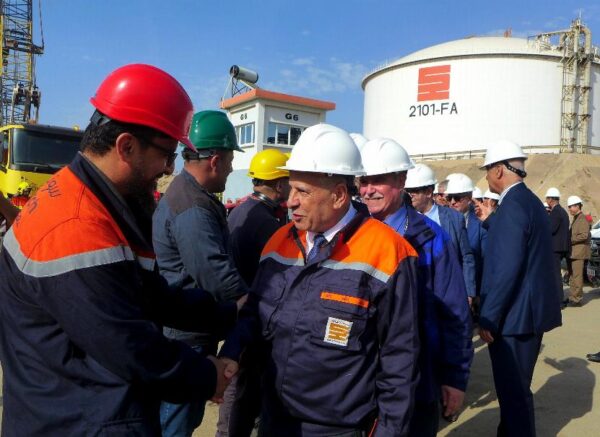 Oran : le PDG de Sonatrach inspecte le projet de réalisation d’une nouvelle unité de production de Méthyl Tert-Butyl Ether (MTBE)