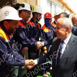 Oran : le PDG de Sonatrach inspecte le projet de réalisation d’une nouvelle unité de production de Méthyl Tert-Butyl Ether (MTBE)