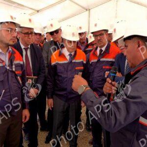 Oran : le PDG de Sonatrach inspecte le projet de réalisation d’une nouvelle unité de production de Méthyl Tert-Butyl Ether (MTBE)