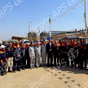 Oran : le PDG de Sonatrach inspecte le projet de réalisation d’une nouvelle unité de production de Méthyl Tert-Butyl Ether (MTBE)