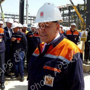 Oran : le PDG de Sonatrach inspecte le projet de réalisation d’une nouvelle unité de production de Méthyl Tert-Butyl Ether (MTBE)