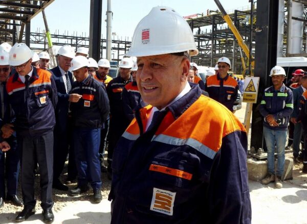 Oran : le PDG de Sonatrach inspecte le projet de réalisation d’une nouvelle unité de production de Méthyl Tert-Butyl Ether (MTBE)