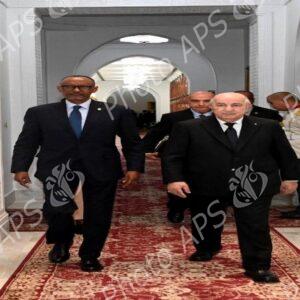 Le président de la République s'entretient avec son homologue rwandais