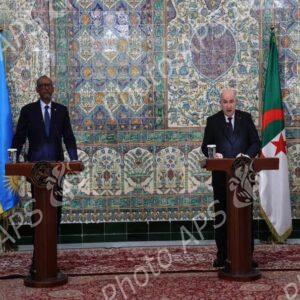 Le président Tebboune anime conjointement une conférence de presse avec son homologue rwandais