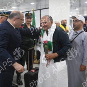 Alger : retour du premier groupe de pèlerins algériens au pays