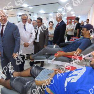 Journée mondiale du don de sang : le ministre de la Santé inspecte l'unité d'injection de sang du CHU Mustapha Pacha