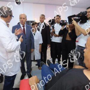 Journée mondiale du don de sang : le ministre de la Santé inspecte l'unité d'injection de sang du CHU Mustapha Pacha