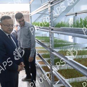 Le ministre de l'Enseignement supérieur inaugure deux projets pilotes dans les domaines des énergies renouvelables et de l'agriculture durable