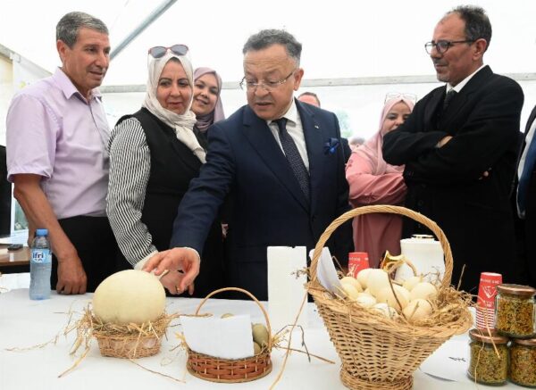 Le ministre de l'Enseignement supérieur inaugure deux projets pilotes dans les domaines des énergies renouvelables et de l'agriculture durable