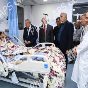 Accident au stade du 5 juillet: le PDG de Sonatrach au chevet des supporteurs blessés