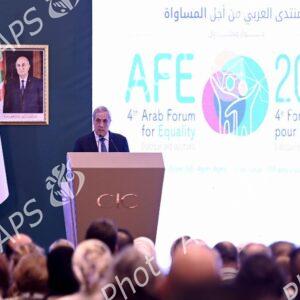 Le Premier ministre préside l'ouverture des travaux du 4e Forum arabe pour l'égalité