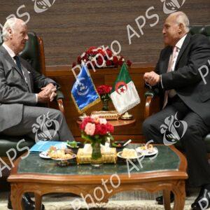 M. Attaf reçoit l'envoyé personnel du Secrétaire général des Nations unies pour le Sahara occidental