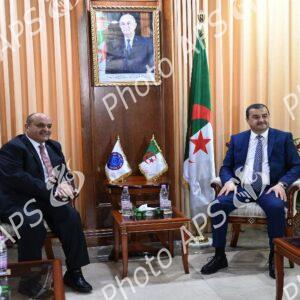 Le ministre de l'Energie reçoit le SG de l'Organisation arabe de l'énergie (OAE, ex-OAPEC)
