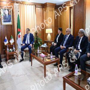 Le ministre de l'Energie reçoit le SG de l'Organisation arabe de l'énergie (OAE, ex-OAPEC)