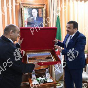Le ministre de l'Energie reçoit le SG de l'Organisation arabe de l'énergie (OAE, ex-OAPEC)