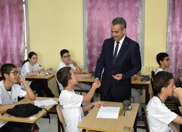 2e édition de l'Olympiade algérienne des mathématiques : le ministre de l'Education se rend au lycée de mathématiques de Kouba