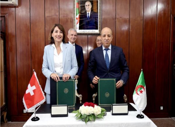 Algérie-Suisse: signature d'un accord de coopération bilatérale entre les polices des deux pays